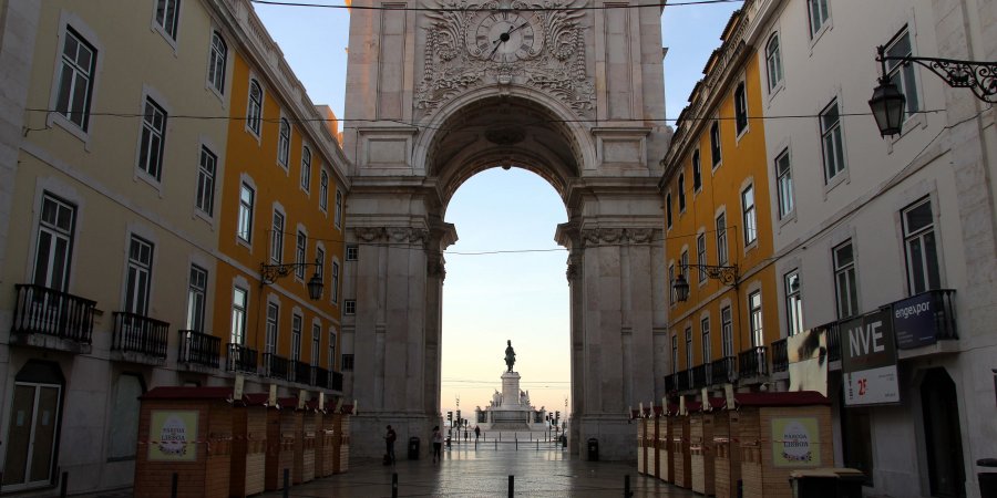 Barrio de Baixa Lugares imperdibles para visitar en Lisboa