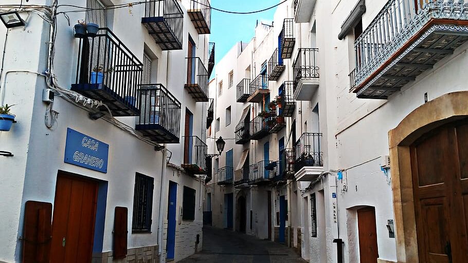 Calles blancas de Peñíscola